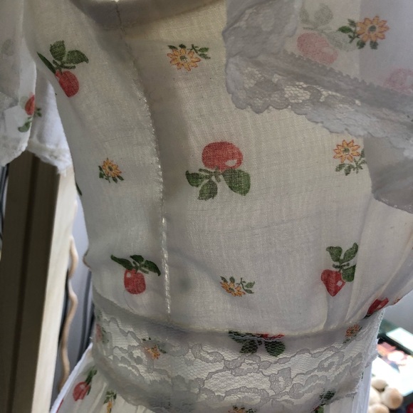 Vintage apple design maxi dress - Picture 11 of 12